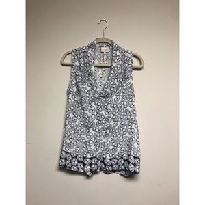 Laundry by Shelli Segal Floral Sleeveless Blouse